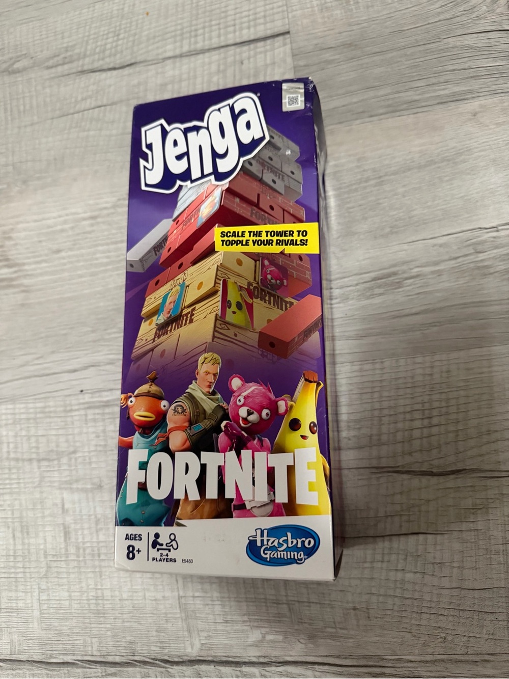 Hasbro Jenga Fortnite Edition - Purple, Yellow, Red, Blue